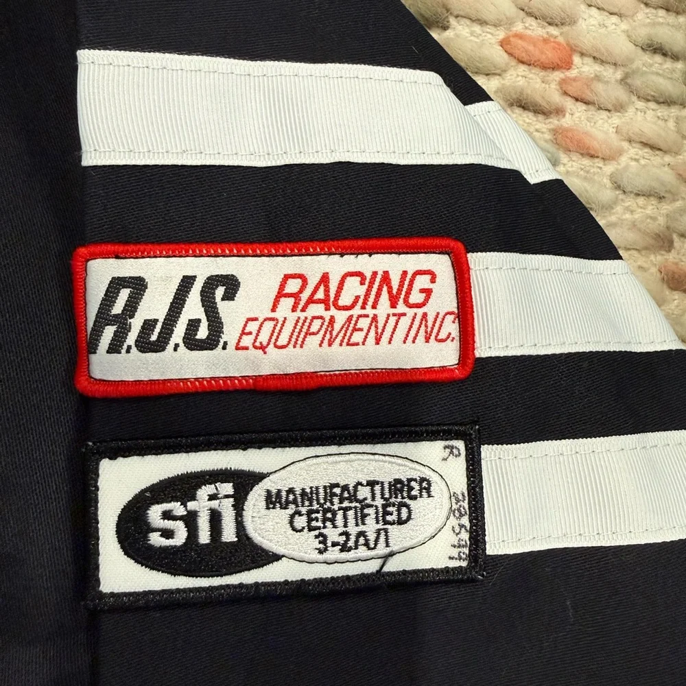 Vintage Racing Black Track Jacket - RJS Racing - Picture 2 of 5